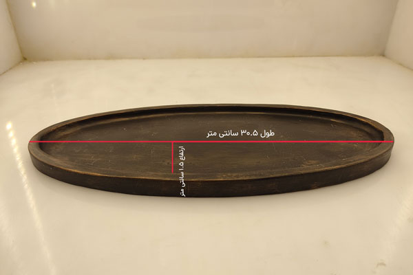 تصویر قالب سلیکونی سینی یا کفی استند بیضی کد 5357