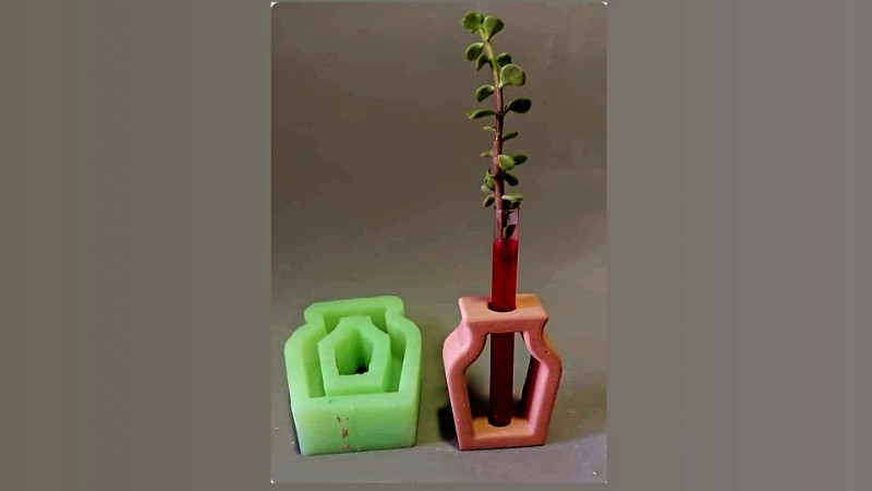 ق س گلجا کوزه ایی کوچک کد 5116 - سیلیکونی