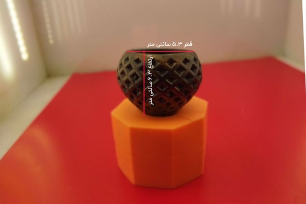 قالب سلیکونی گلدان طرح لوزی کد 5355 - سیلیکونی
